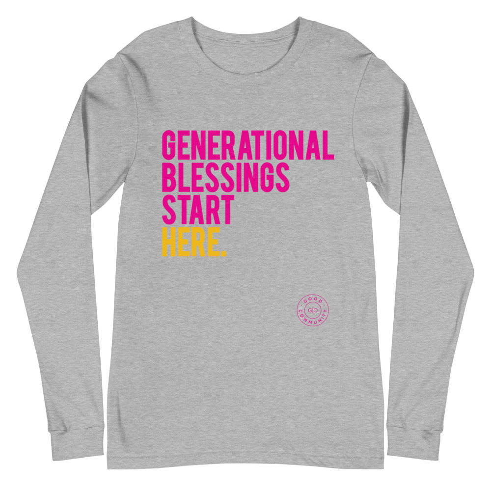 Generational Blessings Long Sleeve Tee